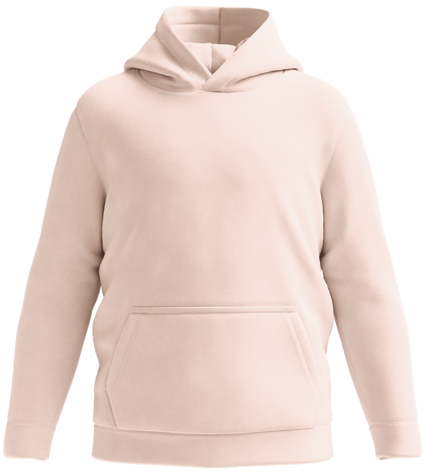 Premium everyday kids hoodie_LIGHT PEACH ROSE_front