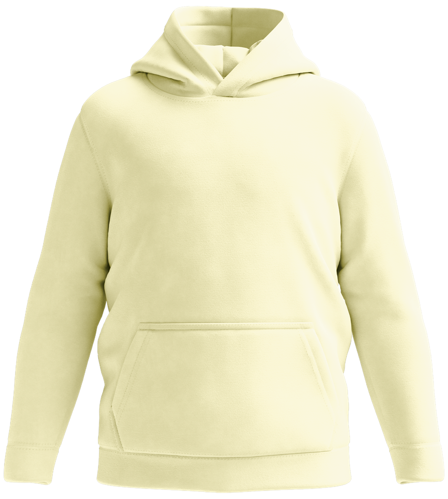Premium everyday kids hoodie_LIGHT YELLOW_front