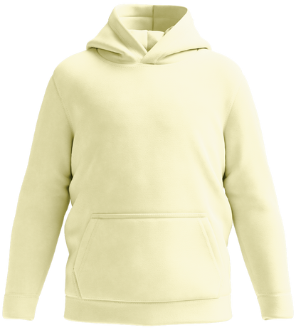 Premium everyday kids hoodie_LIGHT YELLOW_front