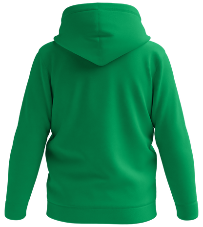 Premium everyday kids hoodie_KELLY GREEN_back