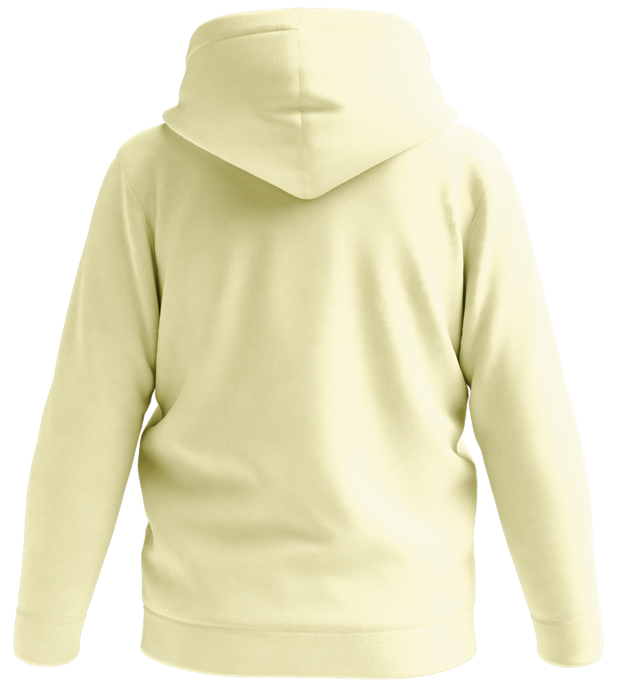 Premium everyday kids hoodie_LIGHT YELLOW_back