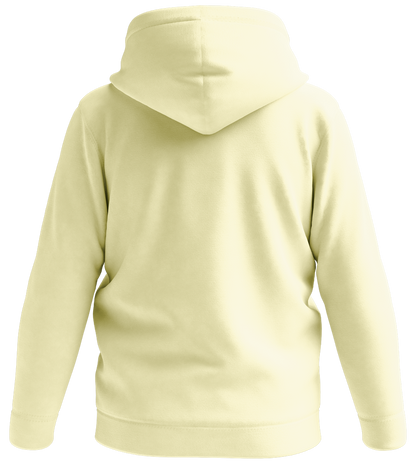 Premium everyday kids hoodie_LIGHT YELLOW_back