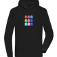 Classic Ghosts Design - Premium unisex hoodie_BLACK_front