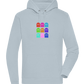 Classic Ghosts Design - Premium unisex hoodie_CREAMY BLUE_front