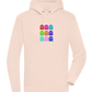 Classic Ghosts Design - Premium unisex hoodie_LIGHT PEACH ROSE_front