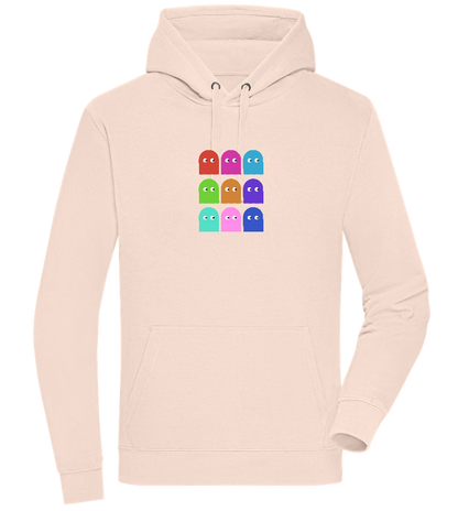 Classic Ghosts Design - Premium unisex hoodie_LIGHT PEACH ROSE_front