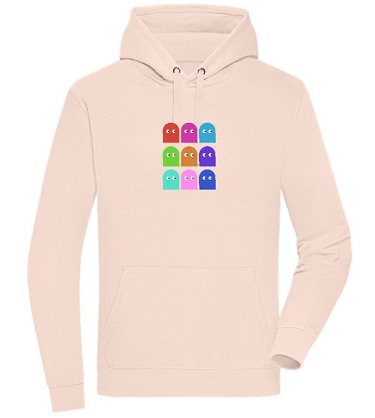 Classic Ghosts Design - Premium unisex hoodie_LIGHT PEACH ROSE_front