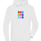 Classic Ghosts Design - Premium unisex hoodie_WHITE_front