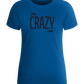 The Crazy One Design - Basic women's fitted t-shirt_ROYAL_front