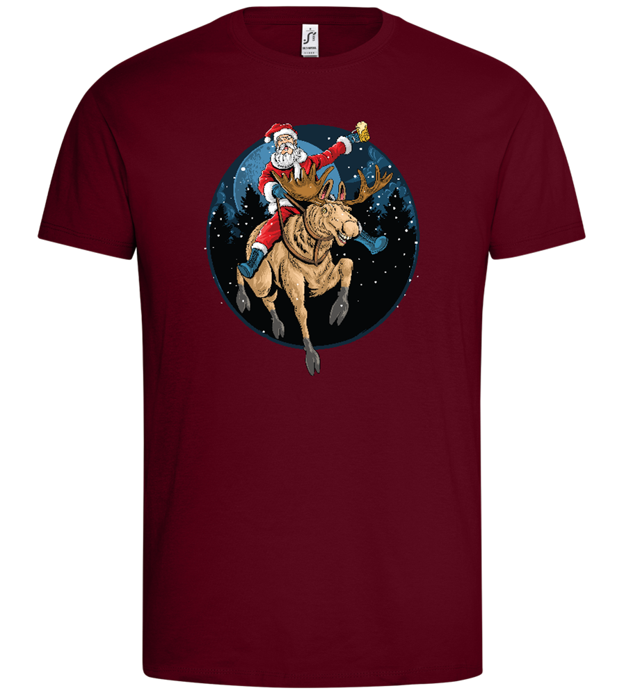 Santa's Joyride Design - Premium men's t-shirt_CHILE_front