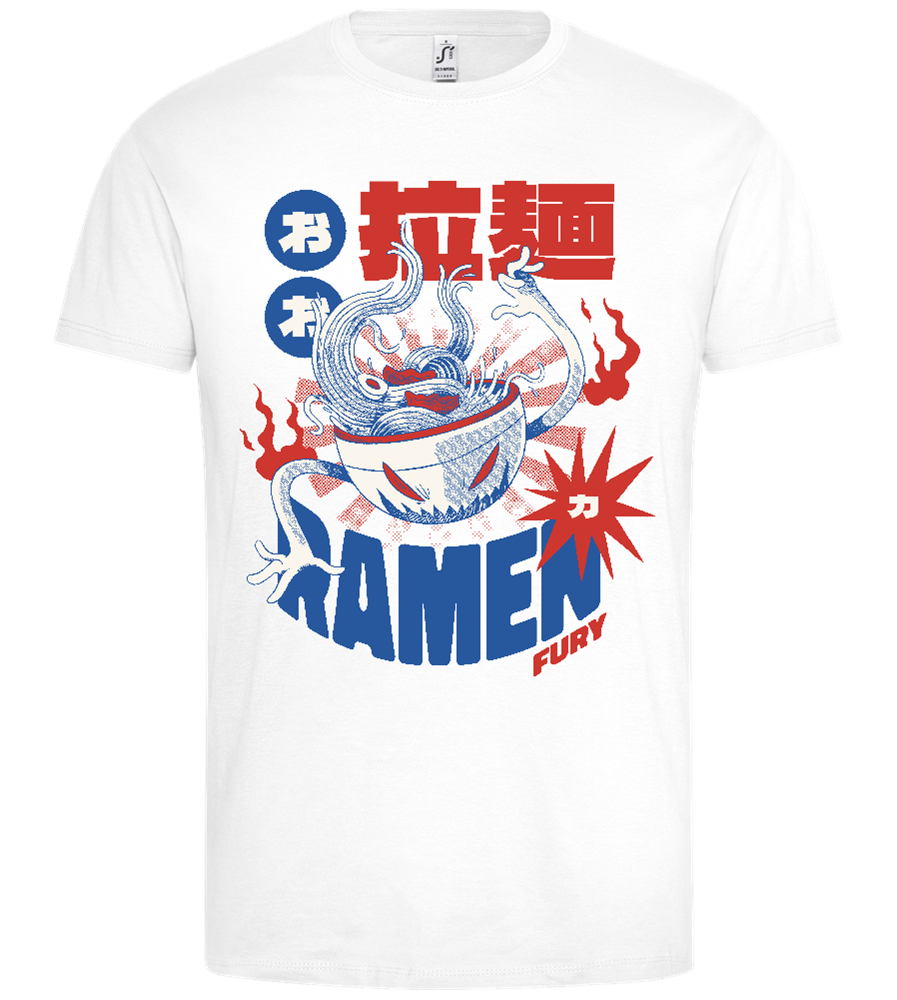 Ramen Monster Design - Premium men's t-shirt_WHITE_front