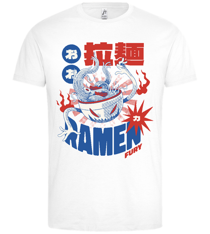 Ramen Monster Design - Premium men's t-shirt_WHITE_front