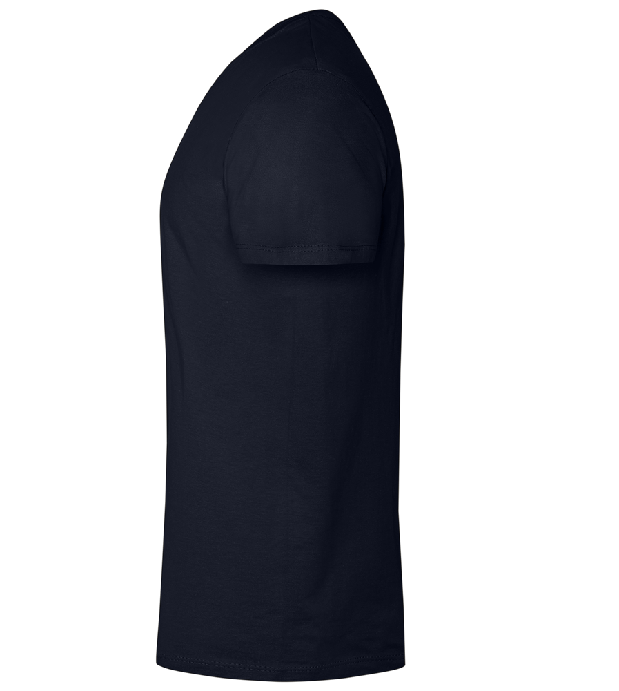 Ramen Monster Design - Premium men's t-shirt_FRENCH NAVY_left