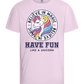 Believe in Magic Unicorn Design - Basic kids t-shirt_LIGHT PINK_front