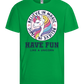 Believe in Magic Unicorn Design - Basic kids t-shirt_MEADOW GREEN_front