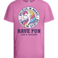 Believe in Magic Unicorn Design - Basic kids t-shirt_PINK ORCHID_front