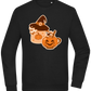 Spooky Pumpkin Spice Design - Comfort Essential Unisex Sweater_BLACK_front