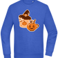 Spooky Pumpkin Spice Design - Comfort Essential Unisex Sweater_ROYAL_front