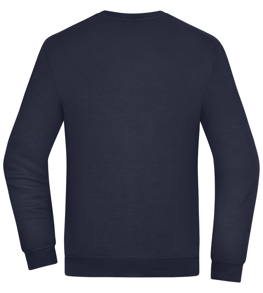 Spooky Pumpkin Spice Design - Comfort Essential Unisex Sweater_FRENCH NAVY_back