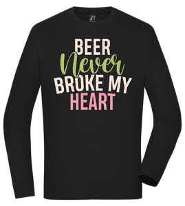 Never Broke My Heart Design - Comfort men's long sleeve t-shirt