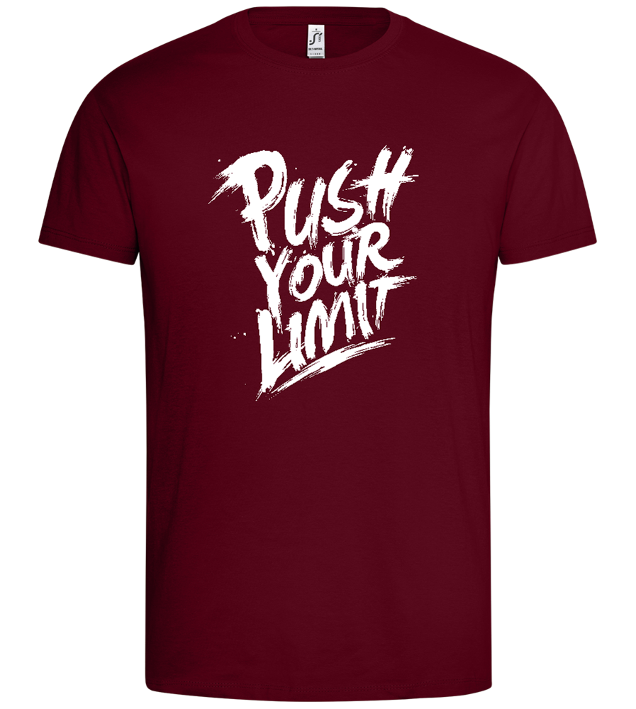 Push Your Limit Design - Premium men's t-shirt_CHILE_front