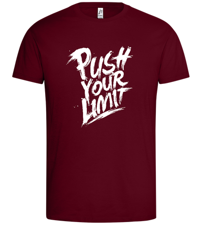 Push Your Limit Design - Premium men's t-shirt_CHILE_front