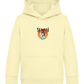 Senpai Sunset Design - Comfort Kids Hoodie_AMARELO CLARO_front