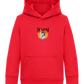 Senpai Sunset Design - Comfort Kids Hoodie_BRIGHT RED_front