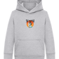 Senpai Sunset Design - Comfort Kids Hoodie_ORION GREY II_front