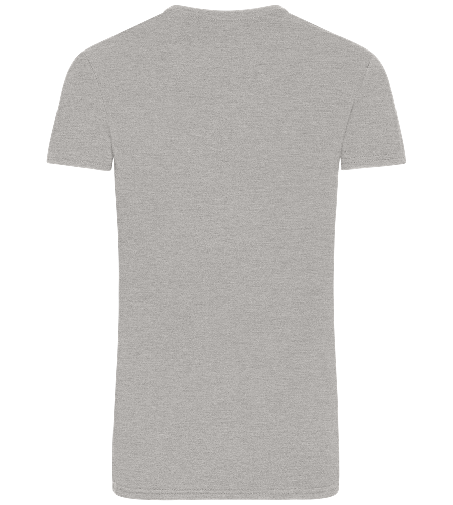Be Happy Design - Basic Unisex T-Shirt_ORION GREY_back