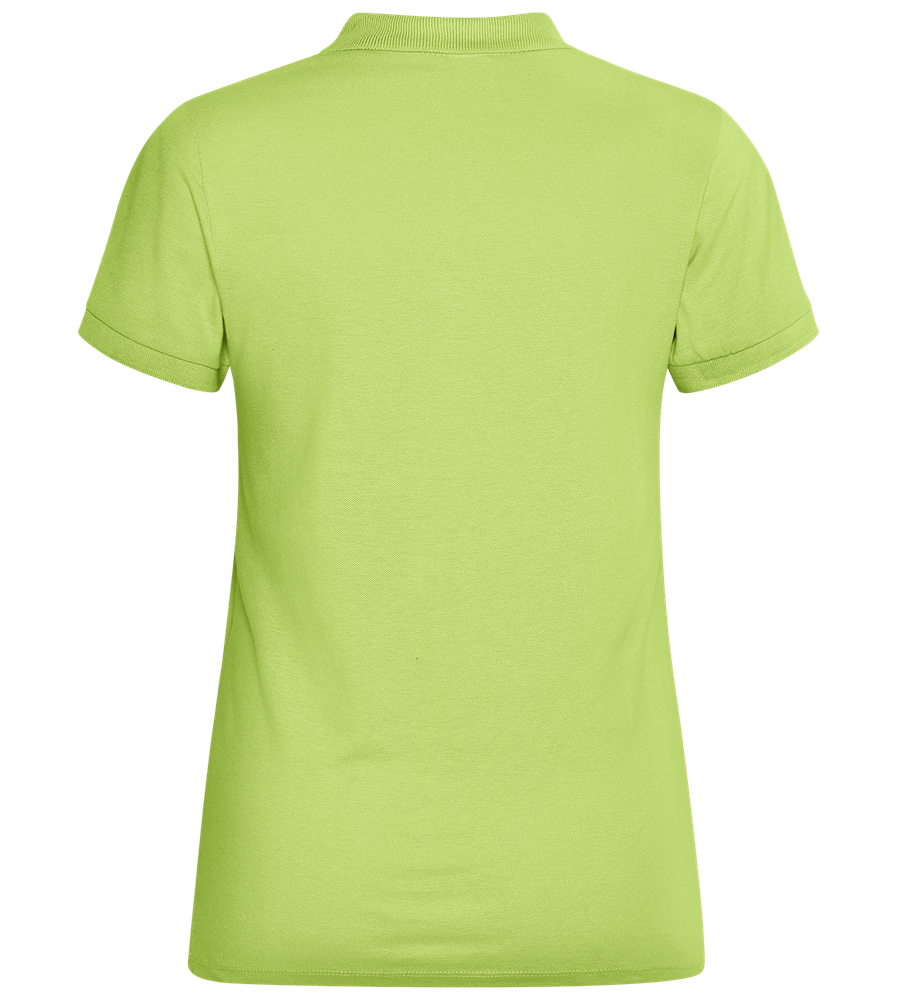 Just a Girl Who Loves Horses Design - Basic Women´s Poloshirt_GREEN APPLE_back