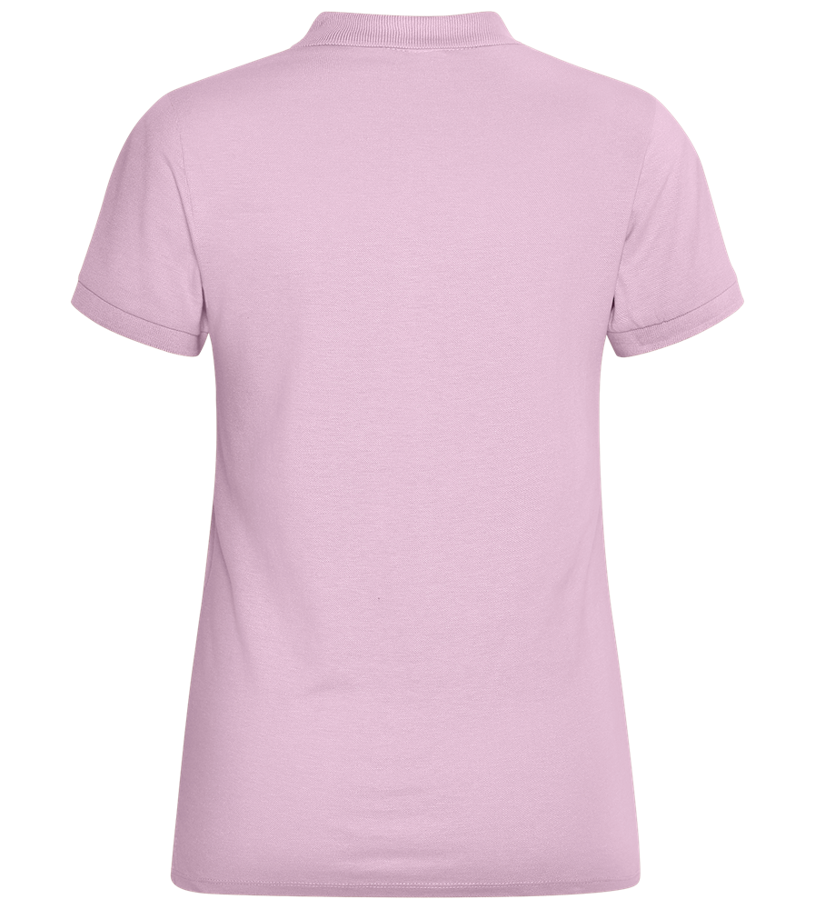 Just a Girl Who Loves Horses Design - Basic Women´s Poloshirt_PINK_back