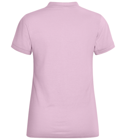 Just a Girl Who Loves Horses Design - Basic Women´s Poloshirt_PINK_back