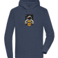 Spaceman Burger Design - Premium unisex hoodie_DENIM CHINA_front