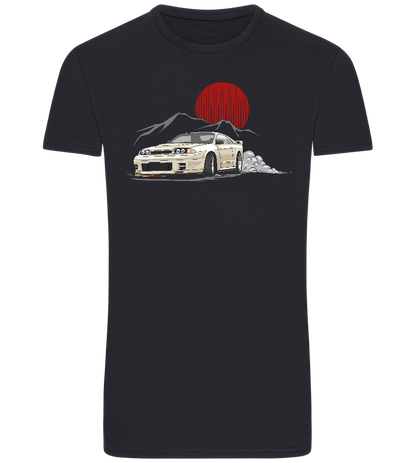 Skyline Car Design - Basic Unisex T-Shirt_FRENCH NAVY_front