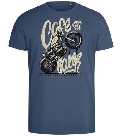 Custom Racer Machine Design - Comfort men's fitted t-shirt_DENIM_front