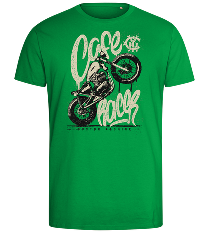 Custom Racer Machine Design - Comfort men's fitted t-shirt_MEADOW GREEN_front