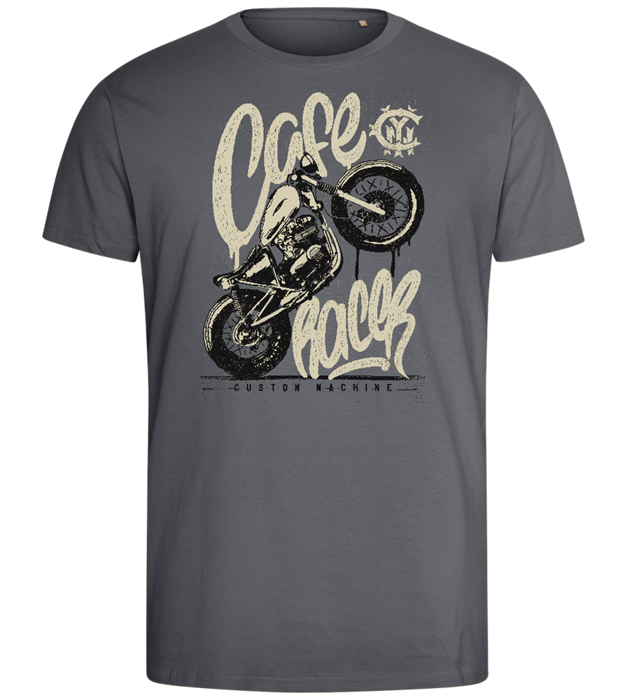 Custom Racer Machine Design - Comfort men's fitted t-shirt_MOUSE GREY_front