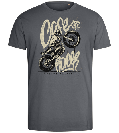 Custom Racer Machine Design - Comfort men's fitted t-shirt_MOUSE GREY_front