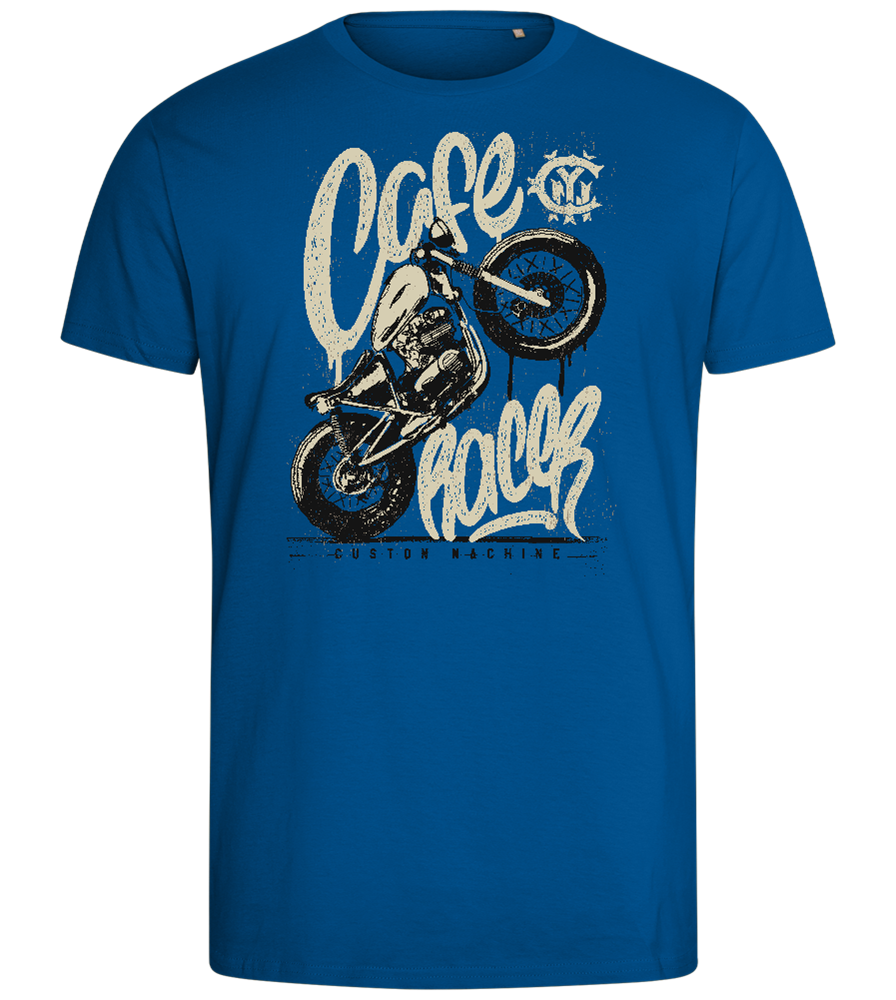 Custom Racer Machine Design - Comfort men's fitted t-shirt_ROYAL_front