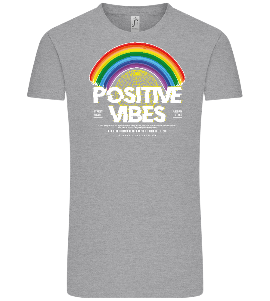 Positive Vibes Design - Comfort Unisex T-Shirt_ORION GREY_front