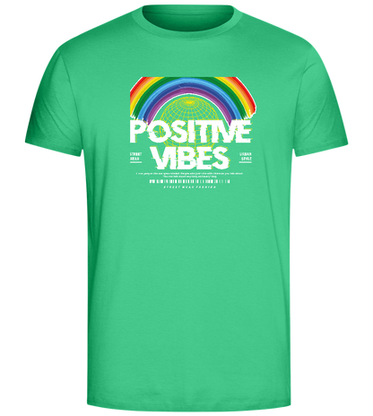 Positive Vibes Design - Comfort Unisex T-Shirt_SPRING GREEN_front