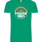 Positive Vibes Design - Comfort Unisex T-Shirt_SPRING GREEN_front