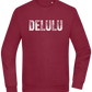 Delulu Design - Comfort Essential Unisex Sweater_BORDEAUX_front