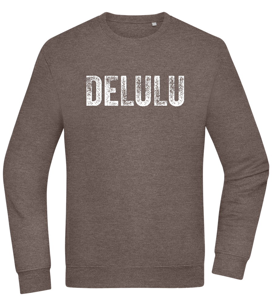 Delulu Design - Comfort Essential Unisex Sweater_CHARCOAL CHIN_front