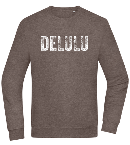 Delulu Design - Comfort Essential Unisex Sweater_CHARCOAL CHIN_front