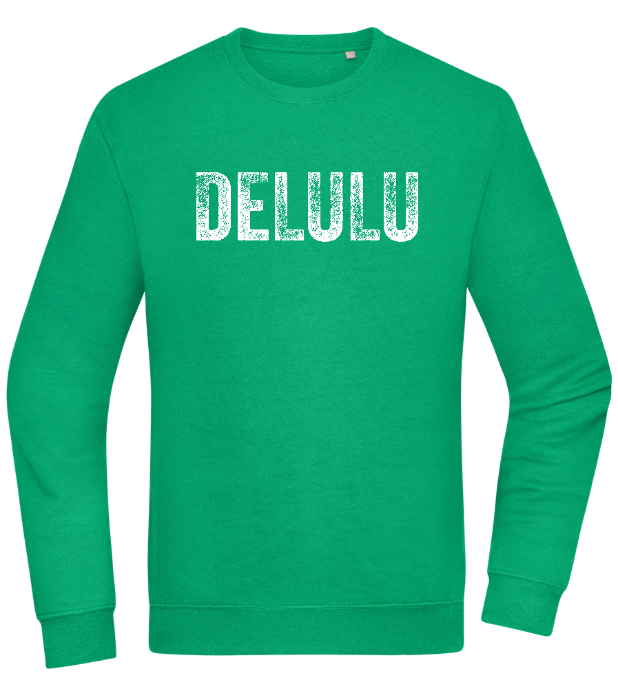 Delulu Design - Comfort Essential Unisex Sweater_MEADOW GREEN_front