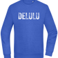 Delulu Design - Comfort Essential Unisex Sweater_ROYAL_front