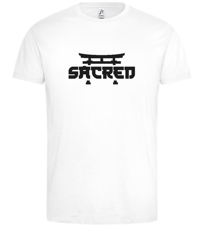 Sacred Torii Minimalistic Design - Premium men's t-shirt_WHITE_front