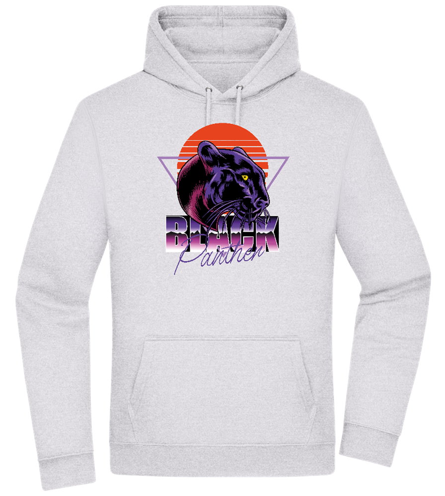 Retro Panther 4 Design - Premium Essential Unisex Hoodie_ORION GREY II_front